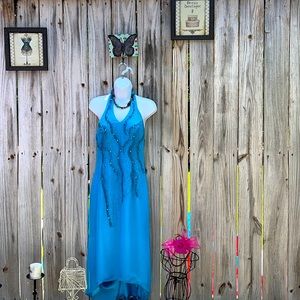 Formal teal dress